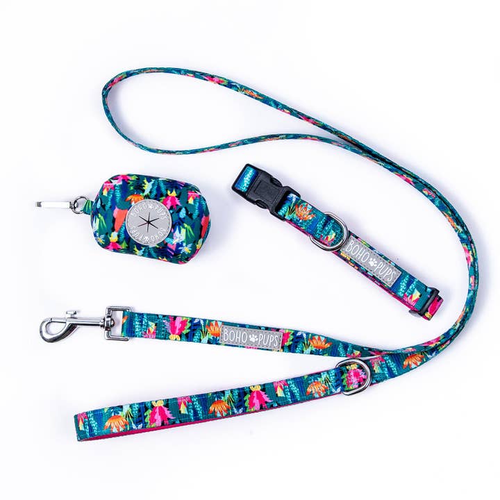 Jungle Babe Walkie Set (collar) for wholesale by Boho Pups