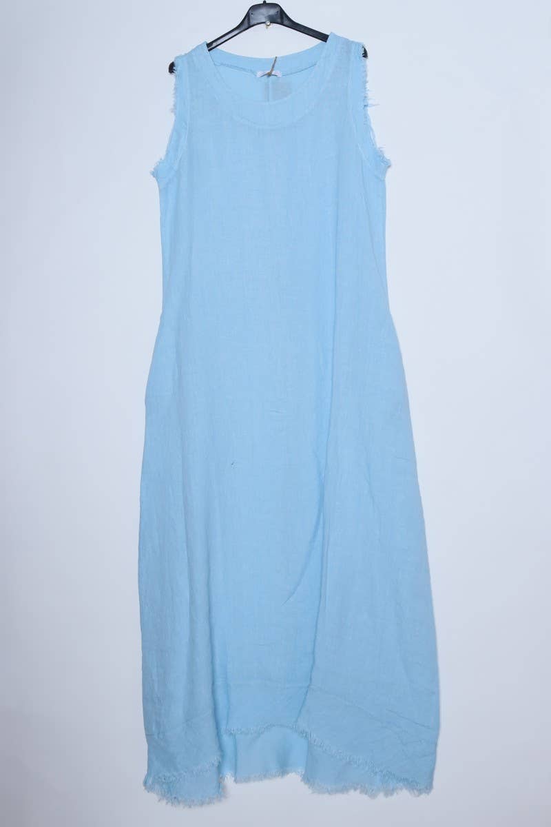 LÉA & LUC - Vendita all'ingrosso Vestito - Donna - Abiti lunghi senza maniche in lino 100% REF.431830