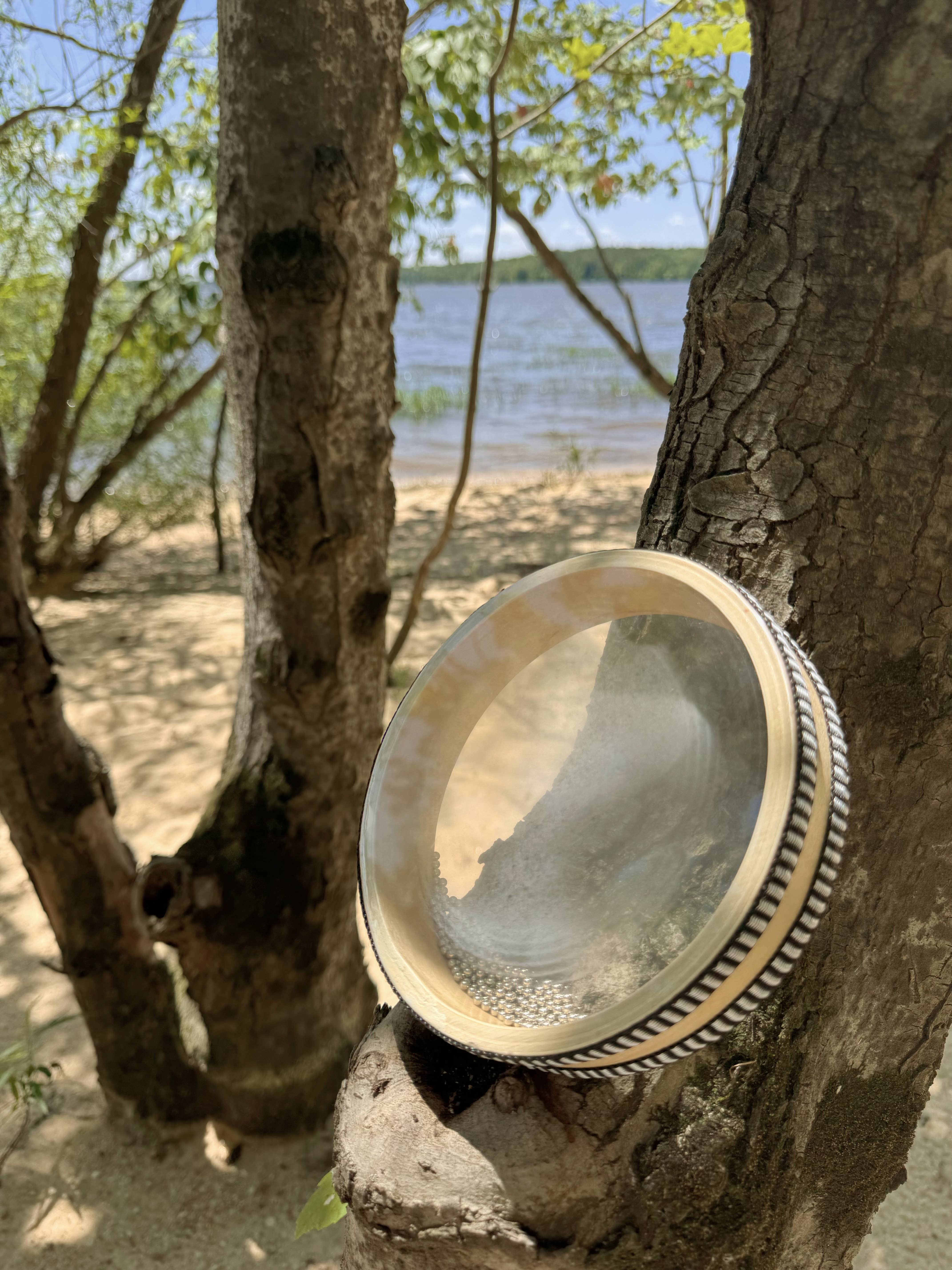 All Wooden Elements - Wholesale Toy Drum Kit - Kids - Birch Wood Handmade Wooden Ocean drum instrument music toy 4