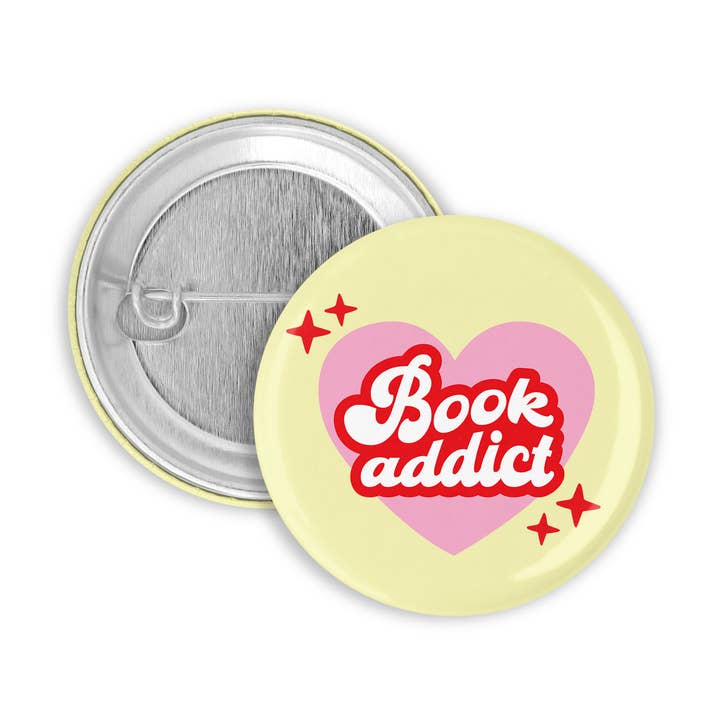 Bogafhængig Pinback-knap / Badge for engroshandel hos Prickly Cactus Collage