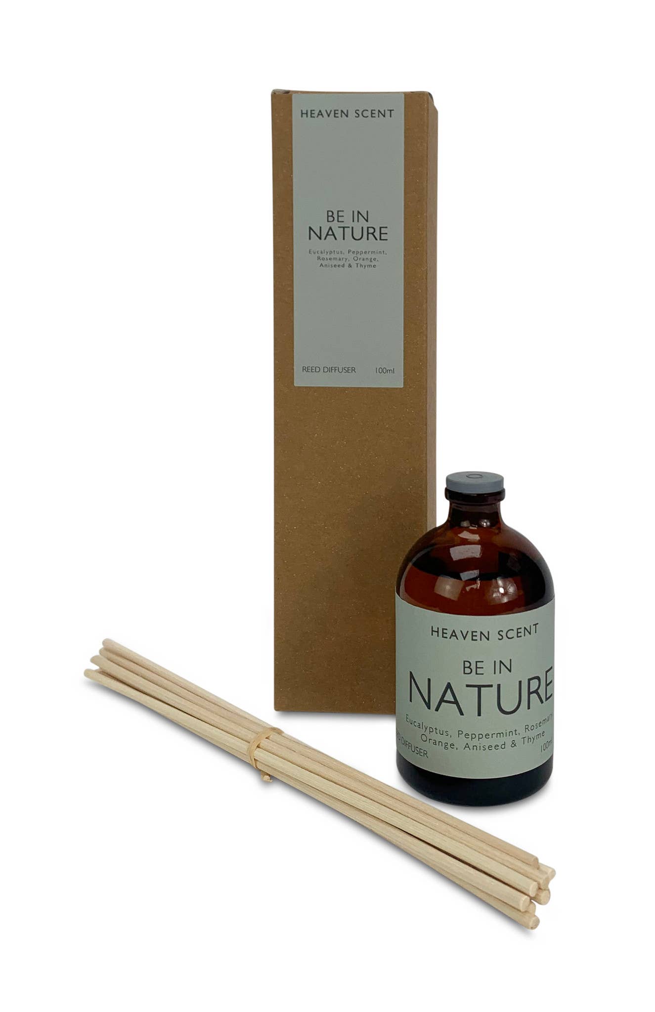 Heaven Scent Incense Ltd – wholesale Reed diffuser – 100ml Amber Reed Diffuser - Wellbeing Range - UK ONLY2