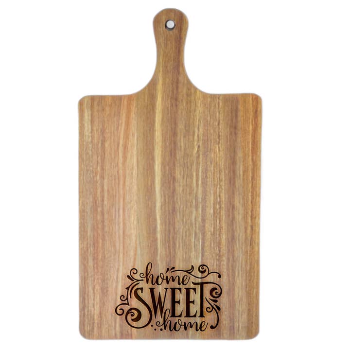 Grande planche à découper en acacia pour la vente par Rustic Roots Creative