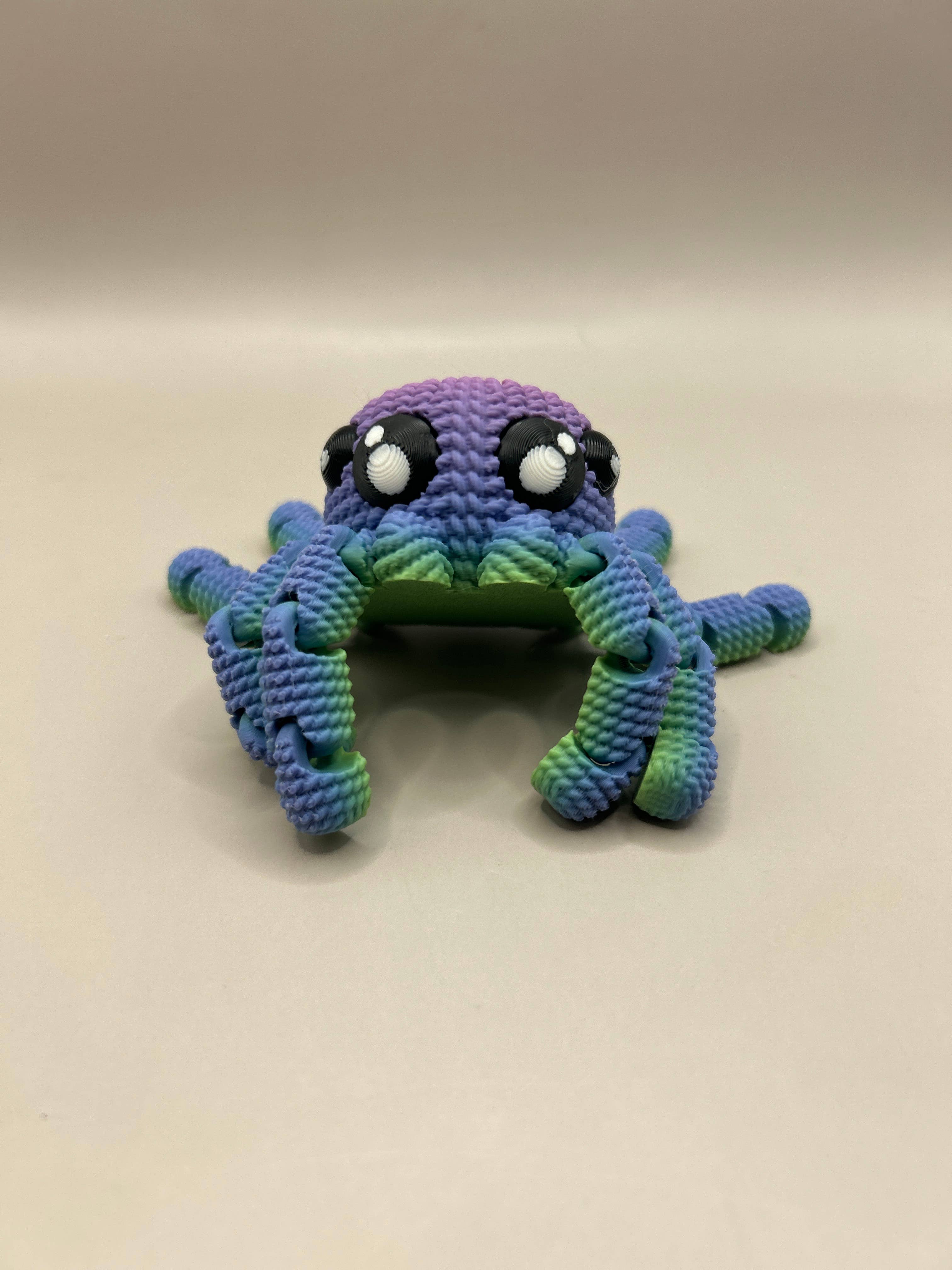 Great American Designs - Wholesale Fidget Toy - Kids - Articulating Crochet Spider Toy, Flexible 3D Printed Toy1