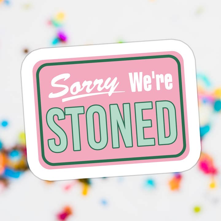 420 Mary Jane Leaf Funny Waterproof Vinyl Sticker for wholesale by Stickers+ X Ashley Bexar