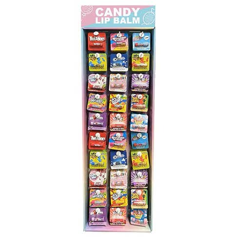 Candy Flavored Lip Balm Floor Display for wholesale by NYSLIFE