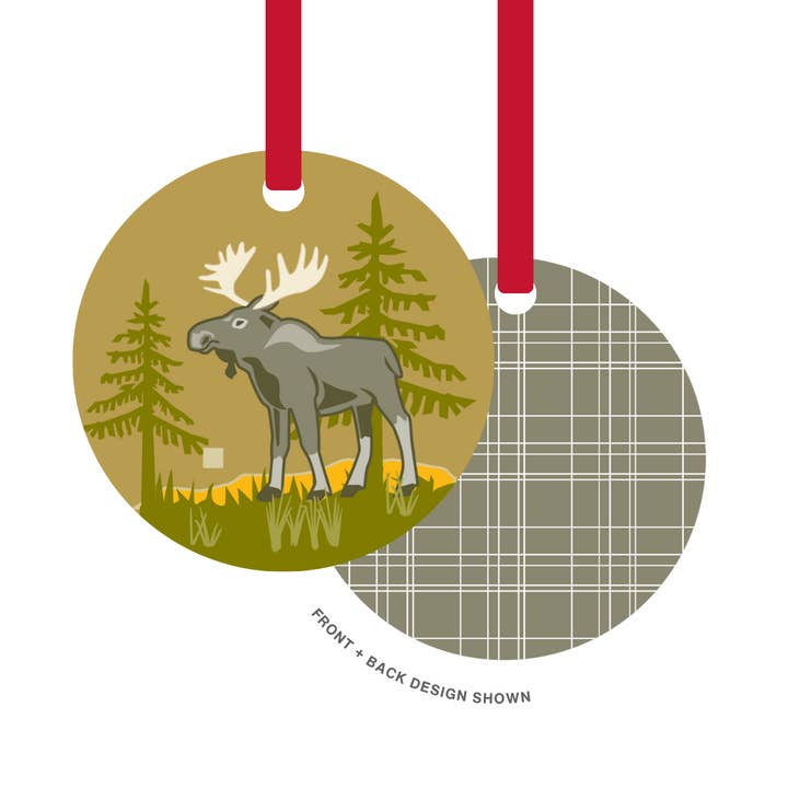 Adorno de metal | Alce para venta al por mayor de Creative Compass