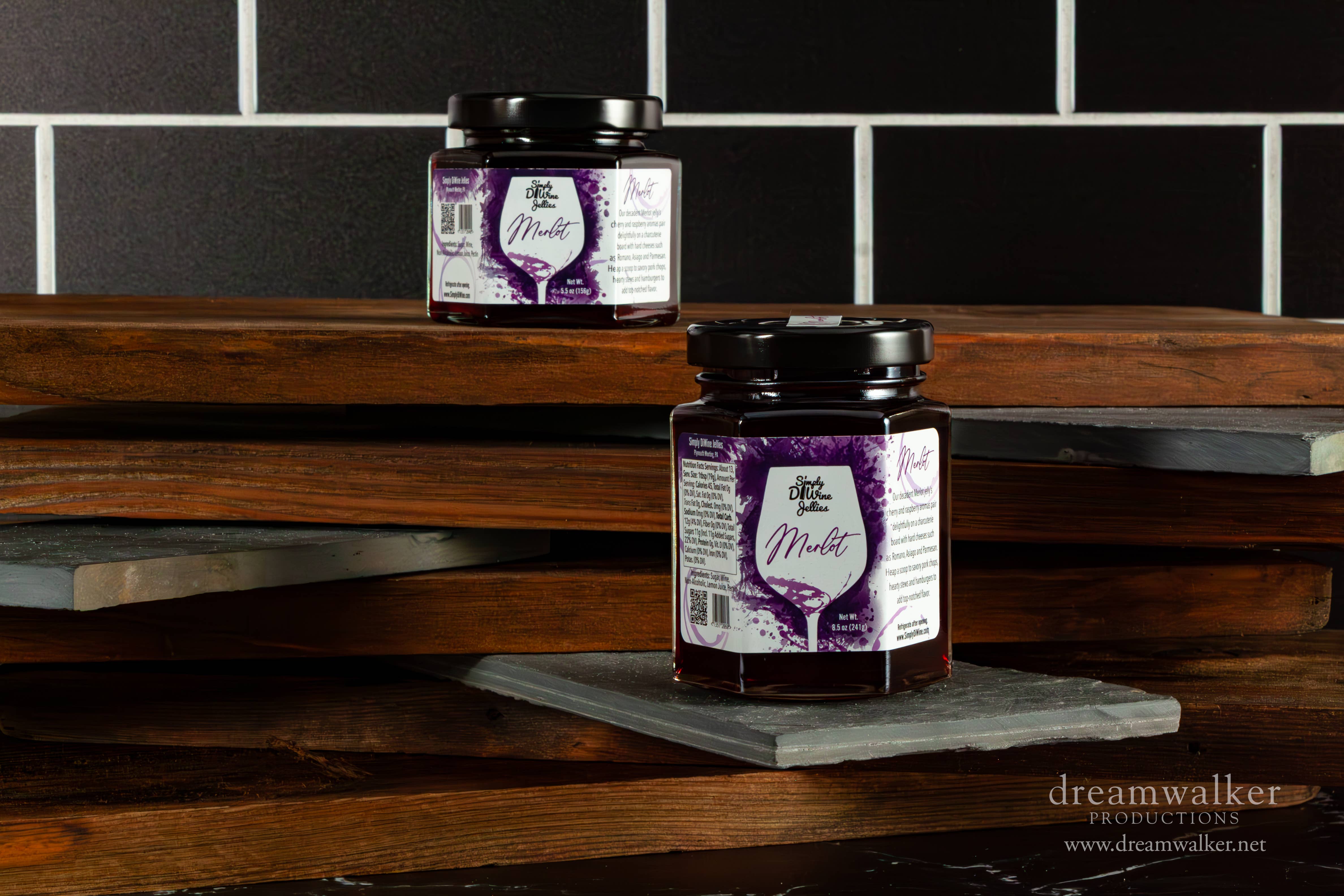 Simply DiWine Jellies, LLC – wholesale Jam/jelly – Merlot Wine Jelly 5.5oz3