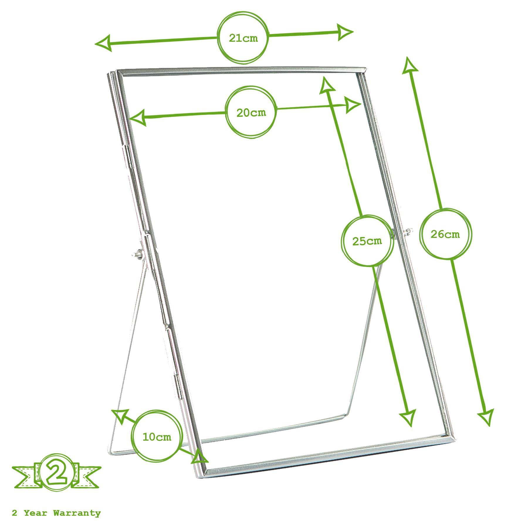 Rinkit Ltd – wholesale Picture frame – 8" x 10" Standing Metal Photo Frame - by Nicola Spring8