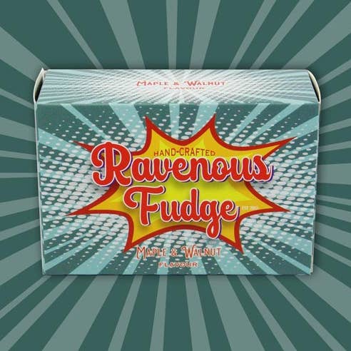Maple & Walnut Fudge - Box för wholesale av Ravenous Fudge