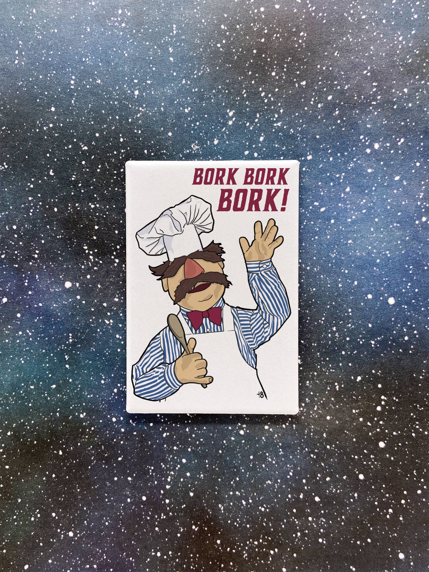 The Red Swan Shop - Wholesale Magnet - Swedish Chef Souvenir Magnet - The Muppets1