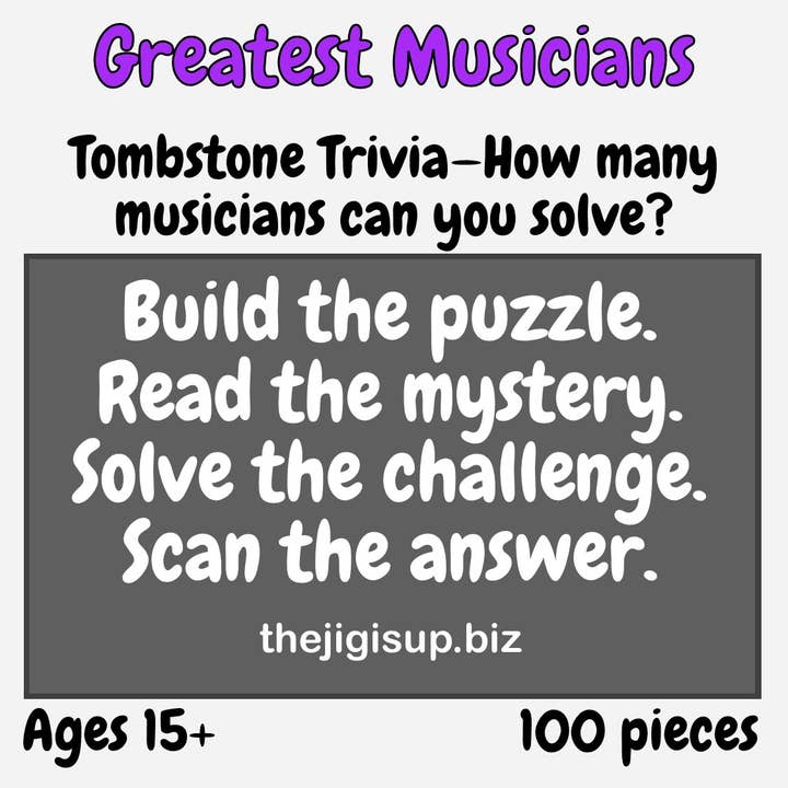 Les plus grands musiciens pour la vente par The Jig Is Up