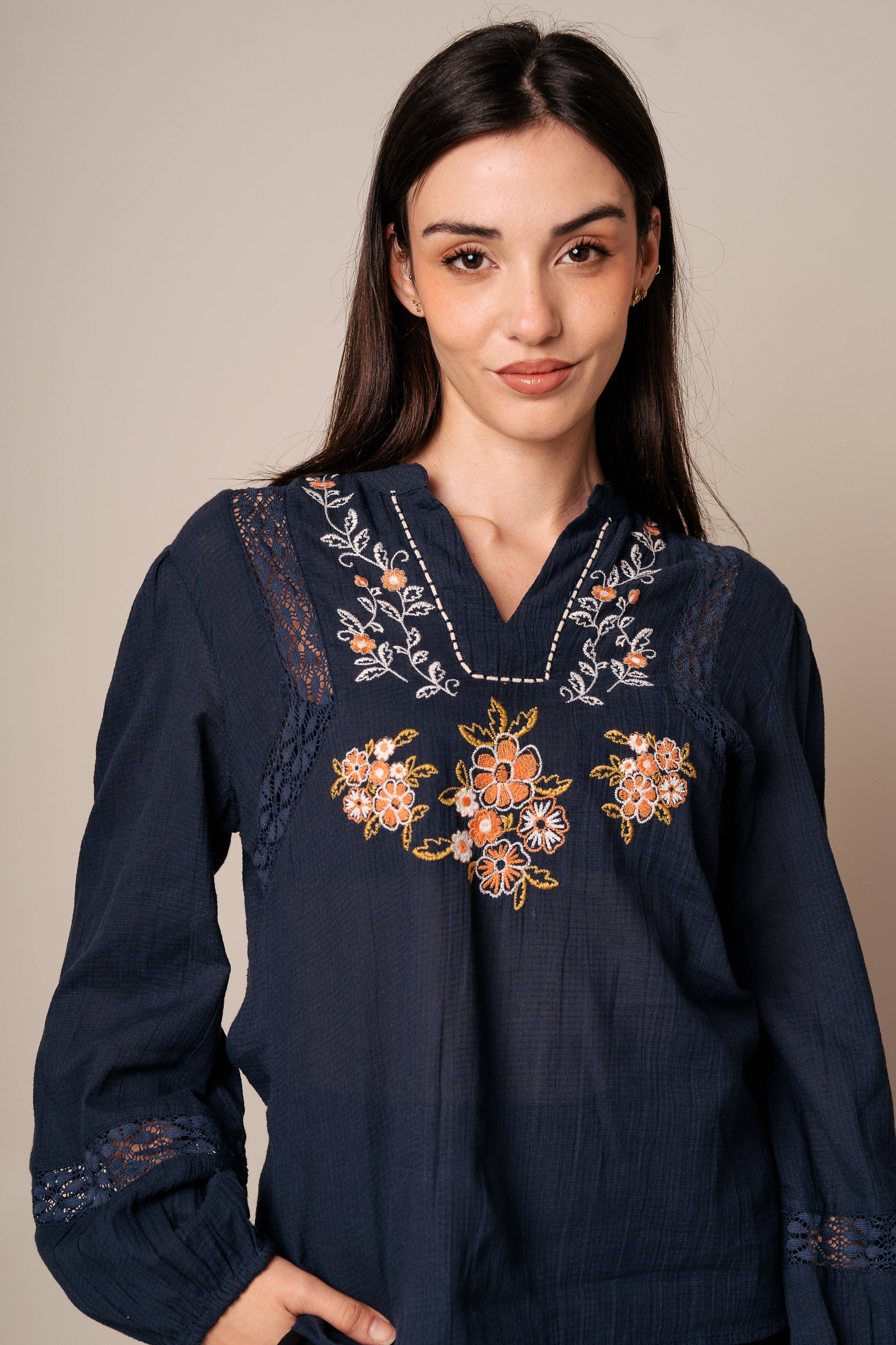 Kapda Casa - Wholesale Blouse - Women's - Blusa Marine II2