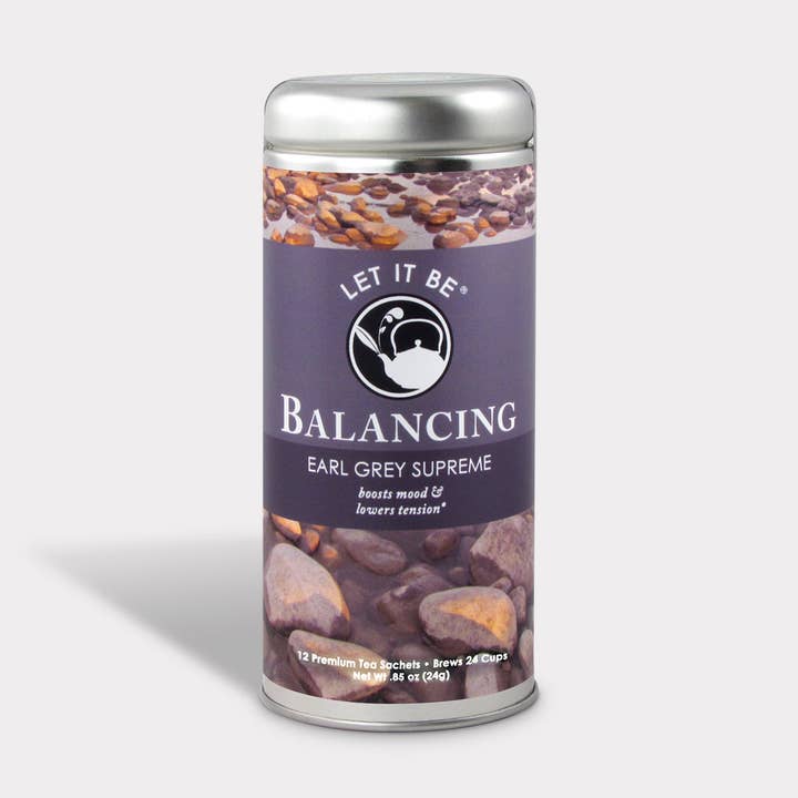 Thé noir Earl Grey équilibrant Let It Be® - 12 sachets de thé pour la vente par The Tea Can Company