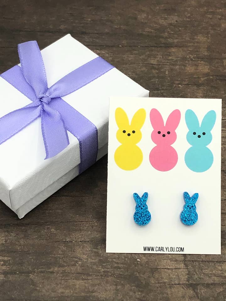 Easter Peeps Earrings for wholesale by Carly Lou