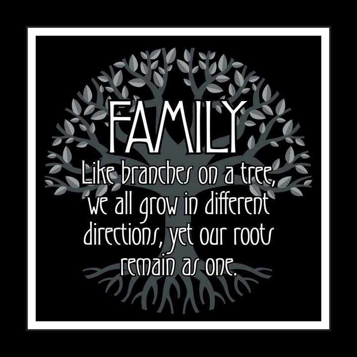 Biglietto di auguri Family, Like Branches On A Tree - It Wase Said per la vendita all'ingrosso da parte di Swan River Studios