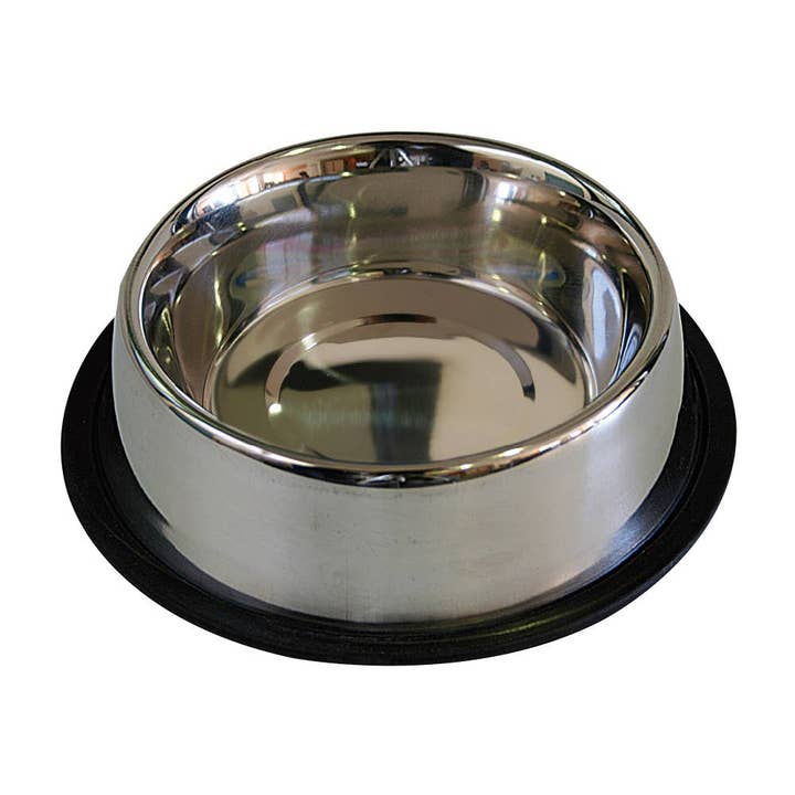Croci Group - Wholesale Pet Bowl - Cat/Dog - Non-Slip Stainless Steel Dog Bowl - Mac - Croci