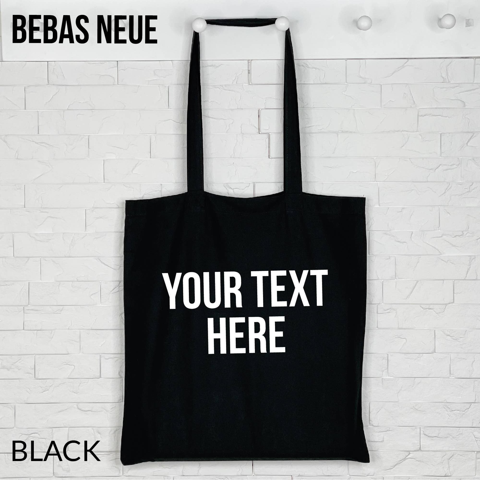 Lovetree Design – wholesale Tote bag – Unisex – Personalised Black Tote Bag0