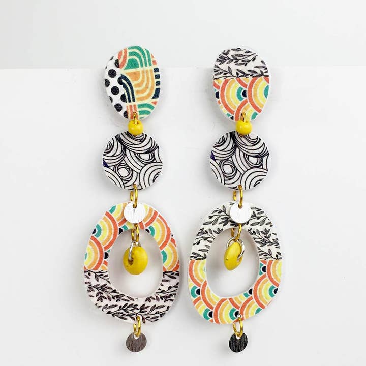 Pipapaper - Wholesale Dangle Earrings - Carolina 50