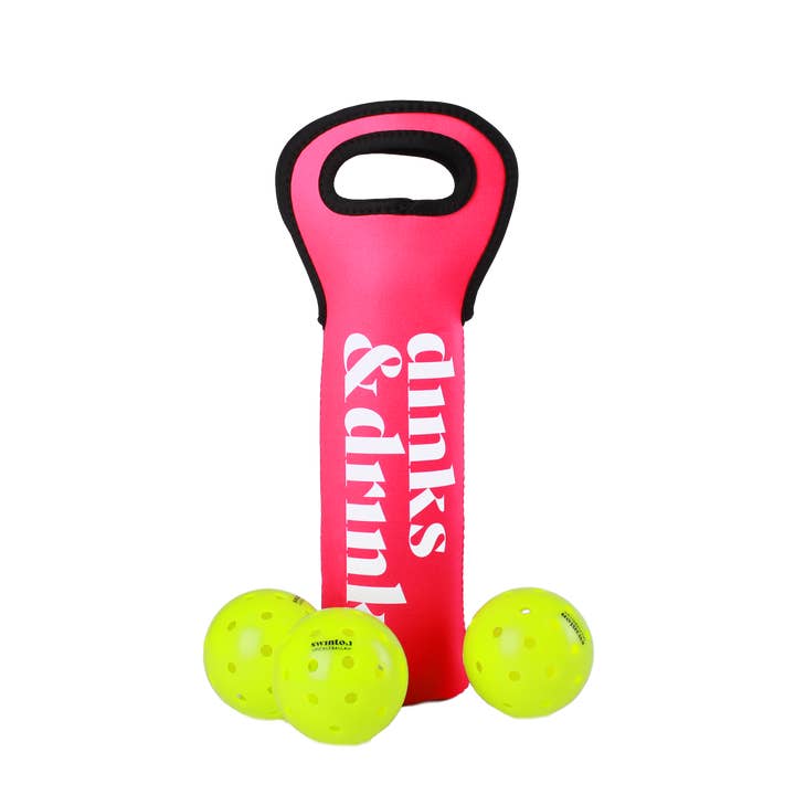 Dinks 'N Drinks Sleeve of Pickleballs for engroshandel hos Swinton