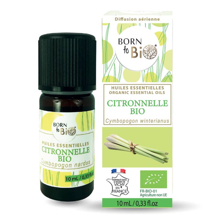 HUILE ESSENTIELLE CITRONNELLE BIO 10 ML pour la vente par Les Laboratoires Bio Seasons