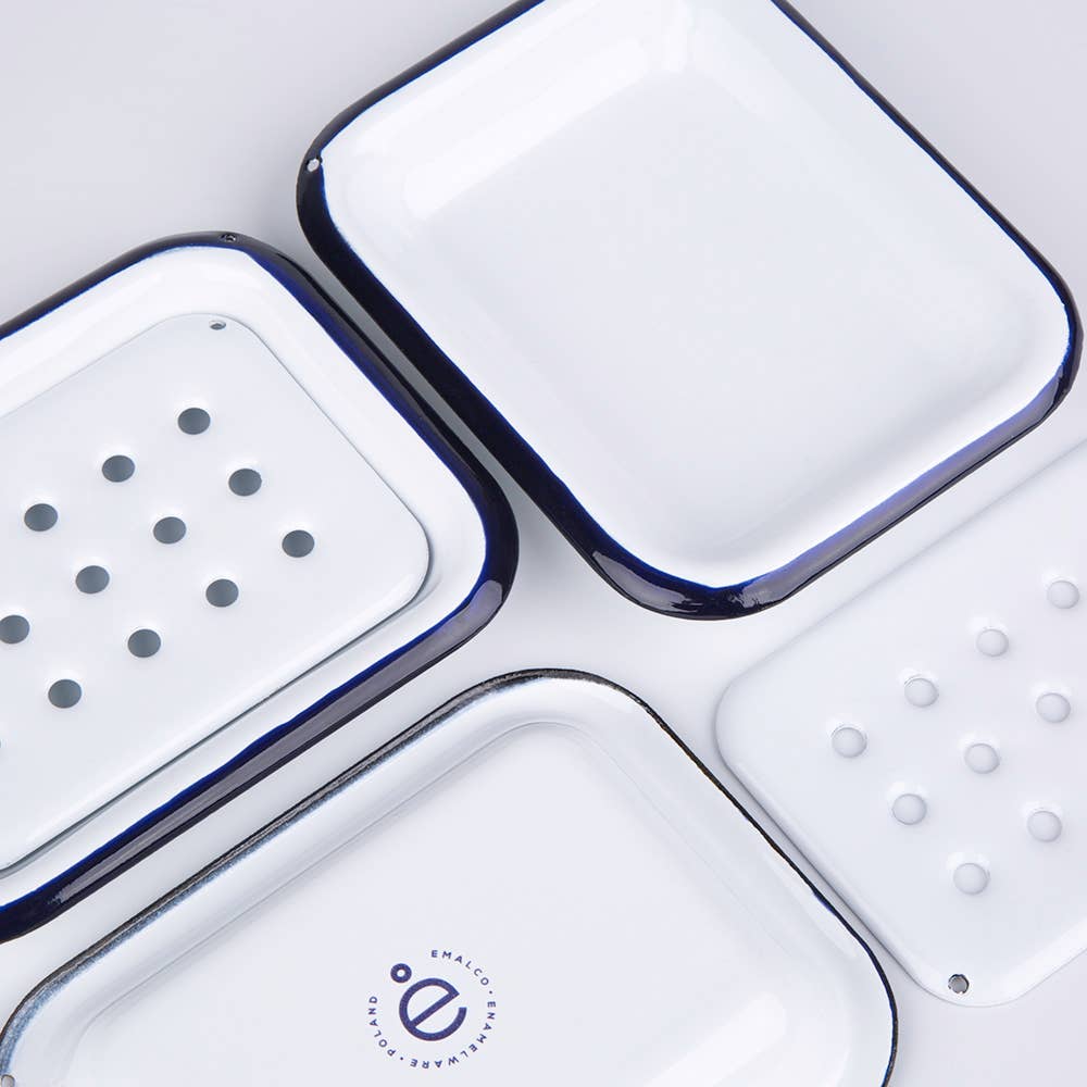 Emalco Enamelware - Wholesale Bath Soap Dish - Enamel Soap Dish | PLAIN4