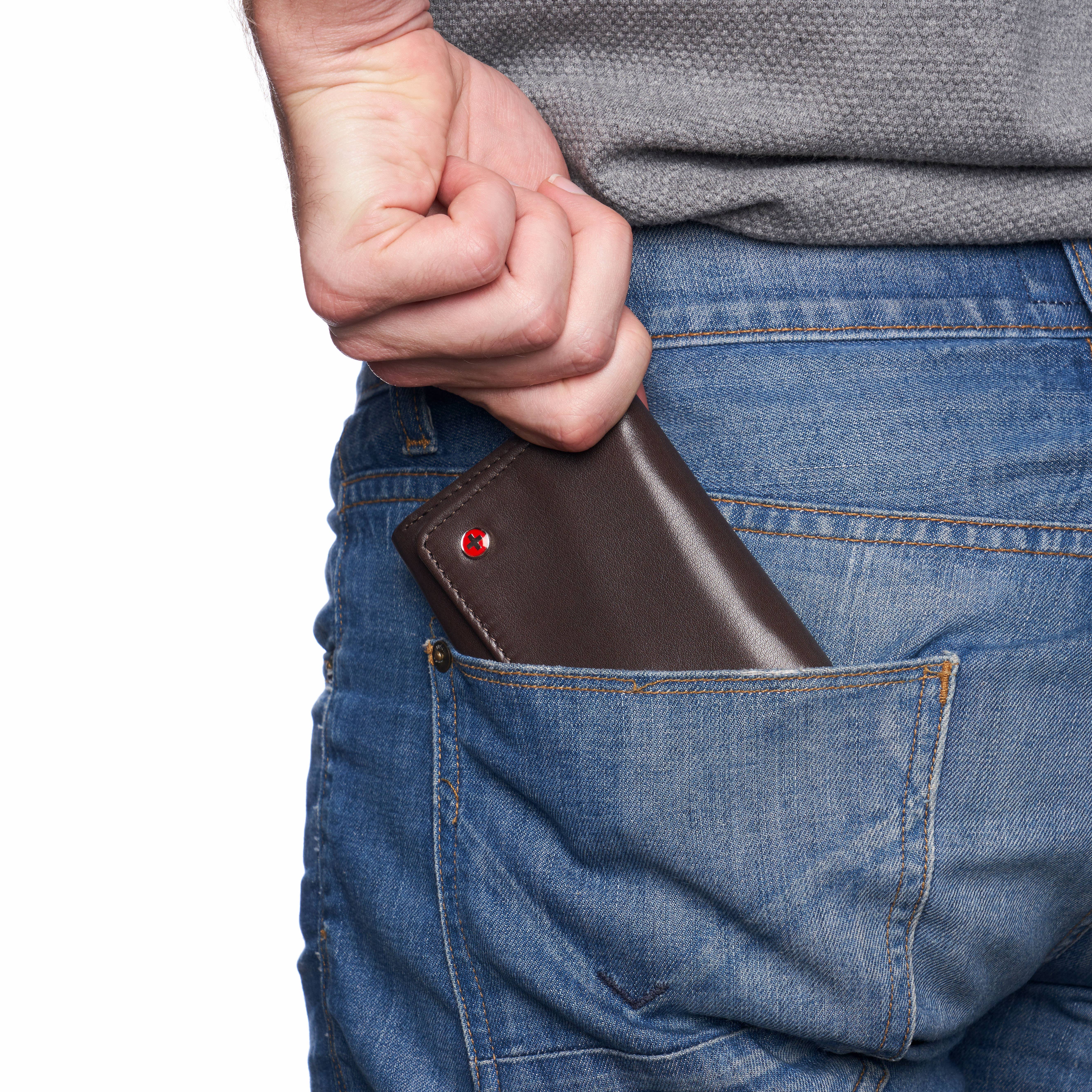 Alpine Swiss - Wholesale Wallet - Men's - Alpine Swiss RFID Mens Wallet Deluxe Capacity Trifold With Divided Bill Section - 978-PARENT15