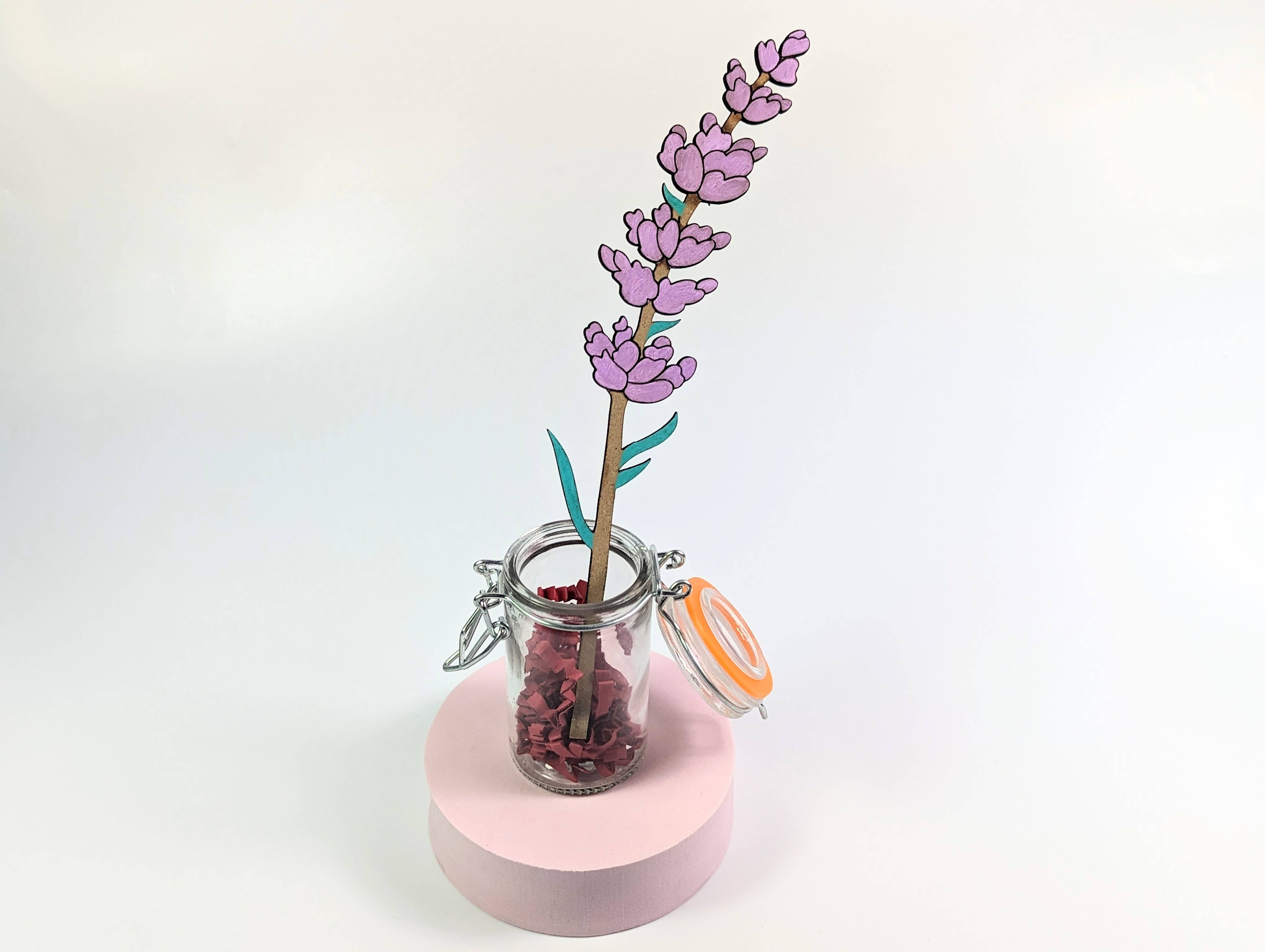 Chikai Shop – wholesale Artificial flowers – Hand-painted wooden flowers for home decor9