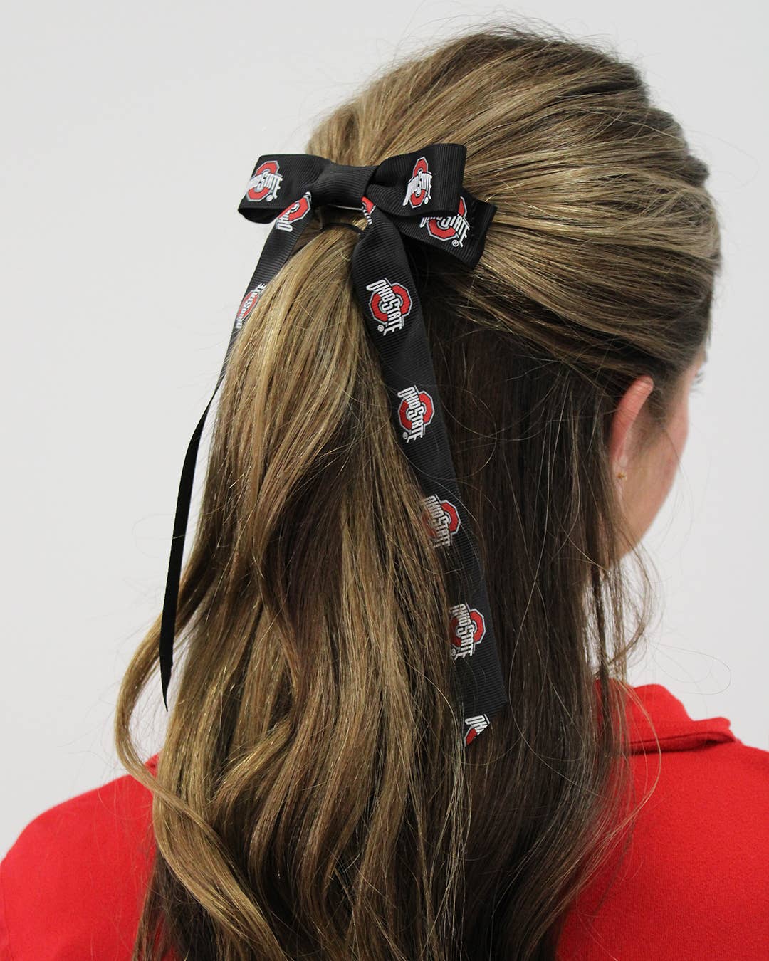 BANDED - Wholesale Barrette - Women's - Ohio State® Bow Barrette1