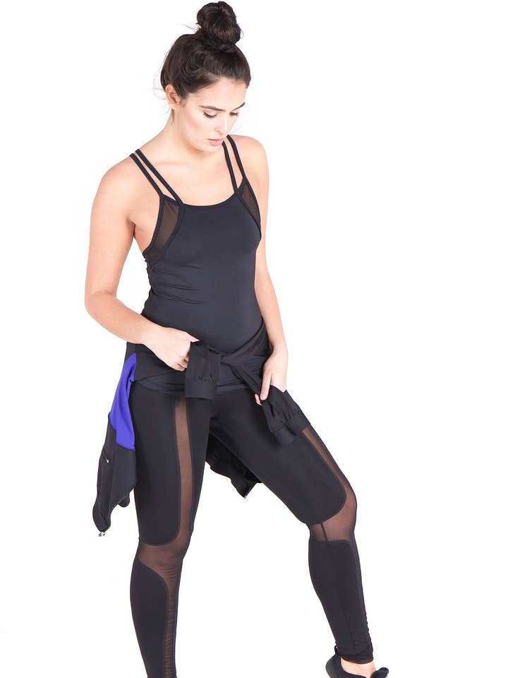 The Laura T Mesh Legging for wholesale by Ray Activewear