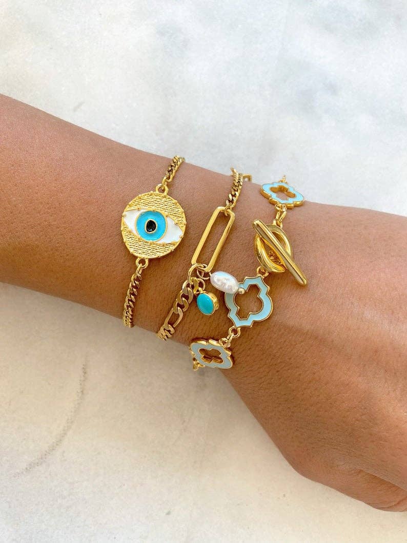 Christina Christi - Wholesale Jewelry Set - Gold Stacking Bracelets2