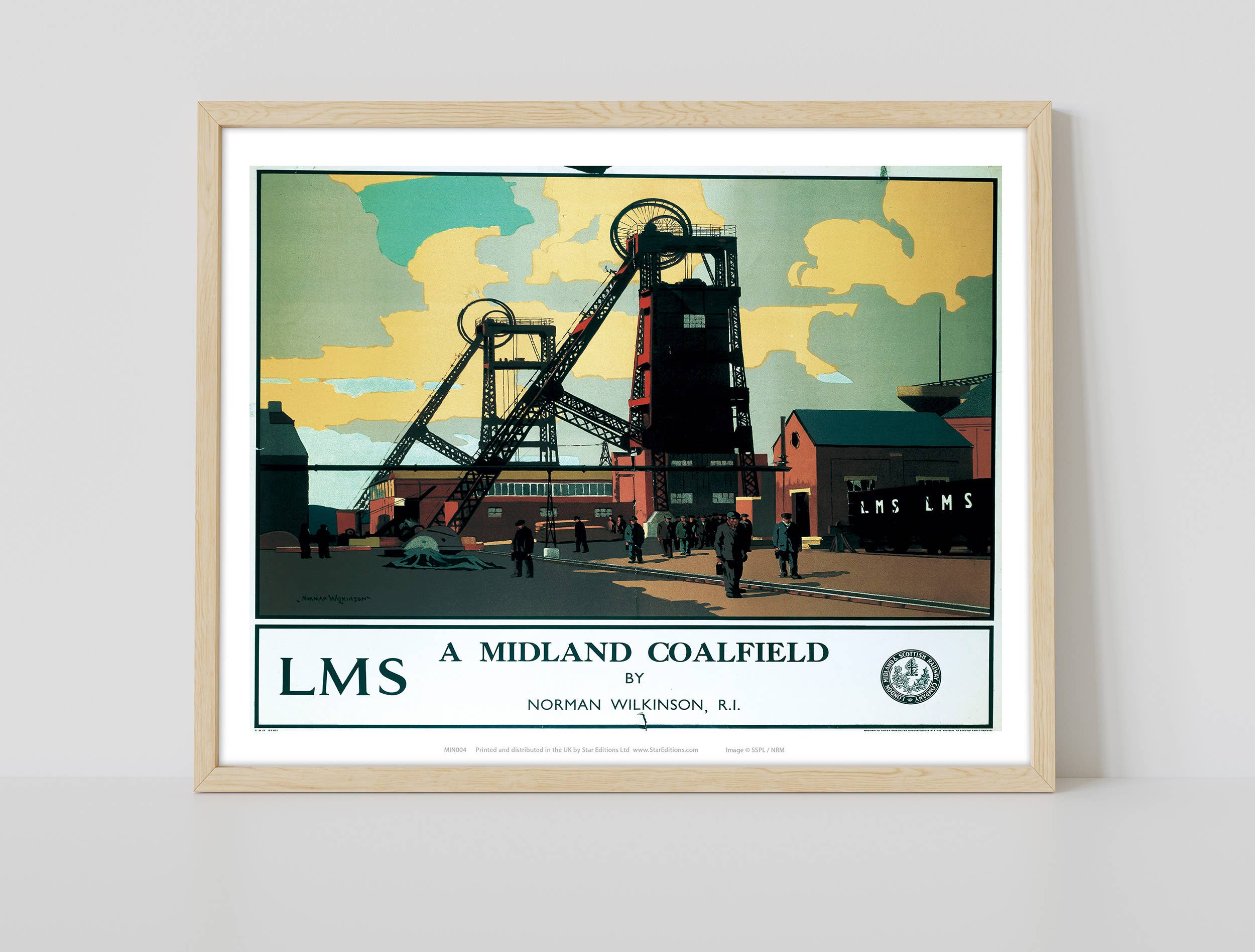Star Editions – wholesale Art print – A Midland Coalfield - 11X14” Premium Art Print1