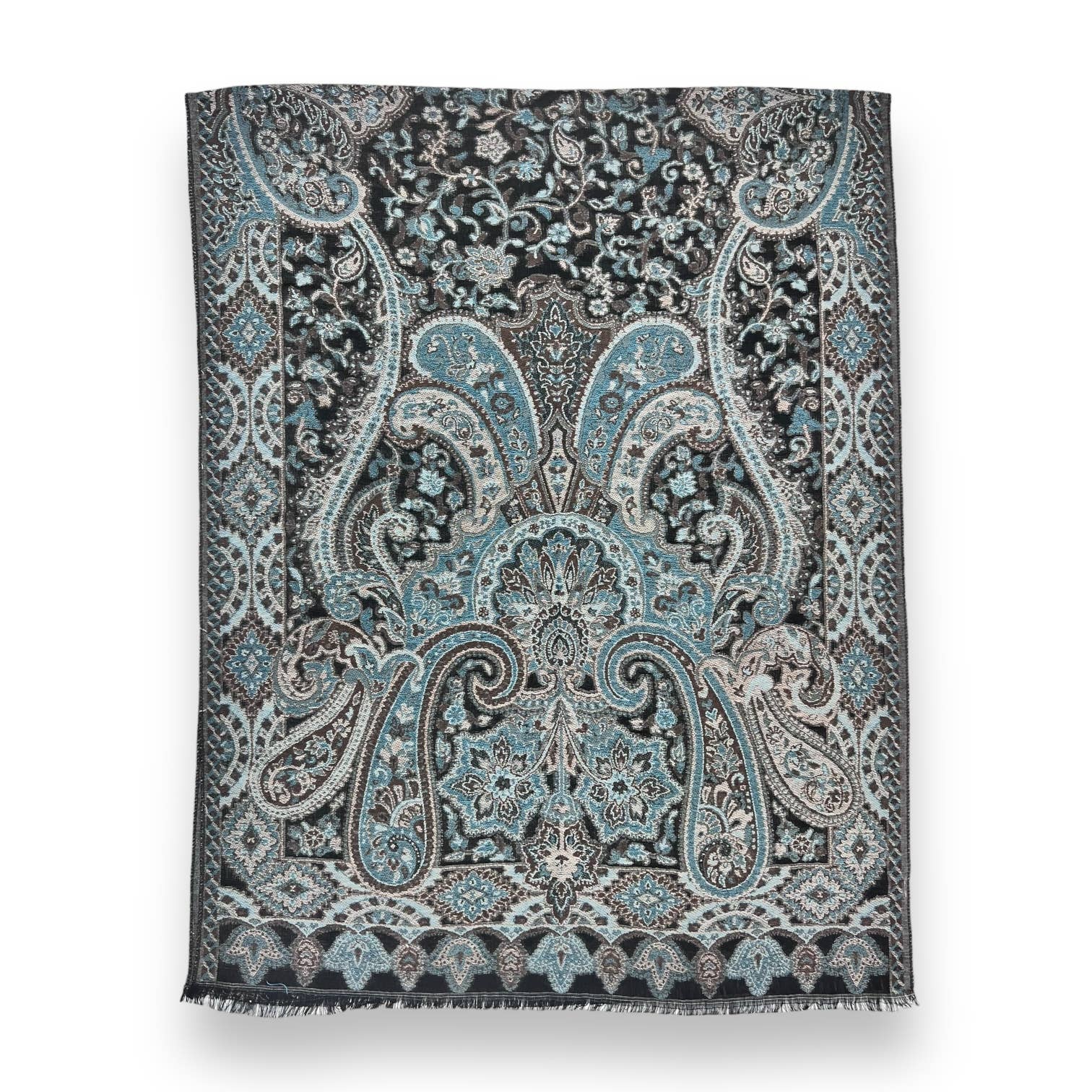 London Scarves - Wholesale Scarf - Women's - Premium pashmina with paisley print2