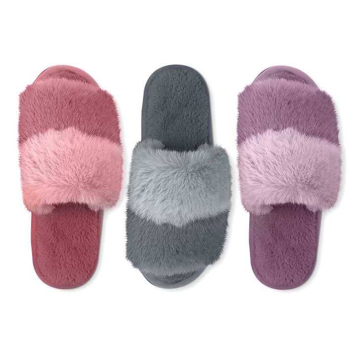 DM Merchandising - Vendita all'ingrosso Pantofole - Donna - Pantofole Hello Mello Cotton Candy Puff Open Stock