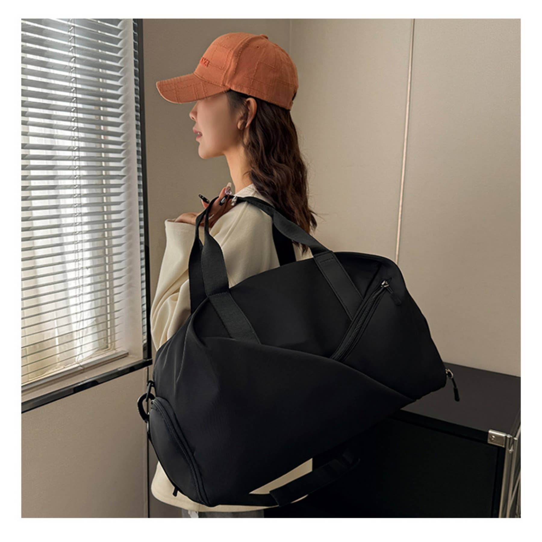 wandf - Vente Sac de voyage – femme - Sac de sport de voyage et de fitness - Séparation étanche pour le mouillé et le sec24