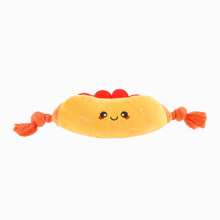 HugSmart Pet - Food Party | Hot dog - Dog Plush Toy for wholesale by Hugsmart Products Inc
