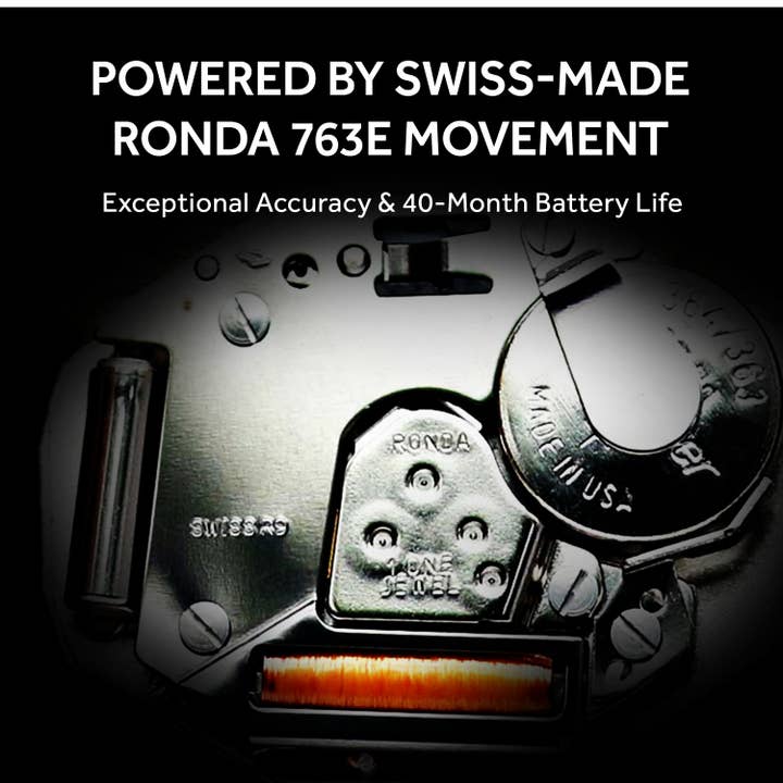 Kproduct4u - Wholesale Wrist Watch - Unisex - SIARGO Fennel 19mm Petite Watch with Guilloché Brass Case, Sapphire Glass, Cowhide Leather Strap, and Swiss Ronda Quartz Movement (Silver & Casual Black)2