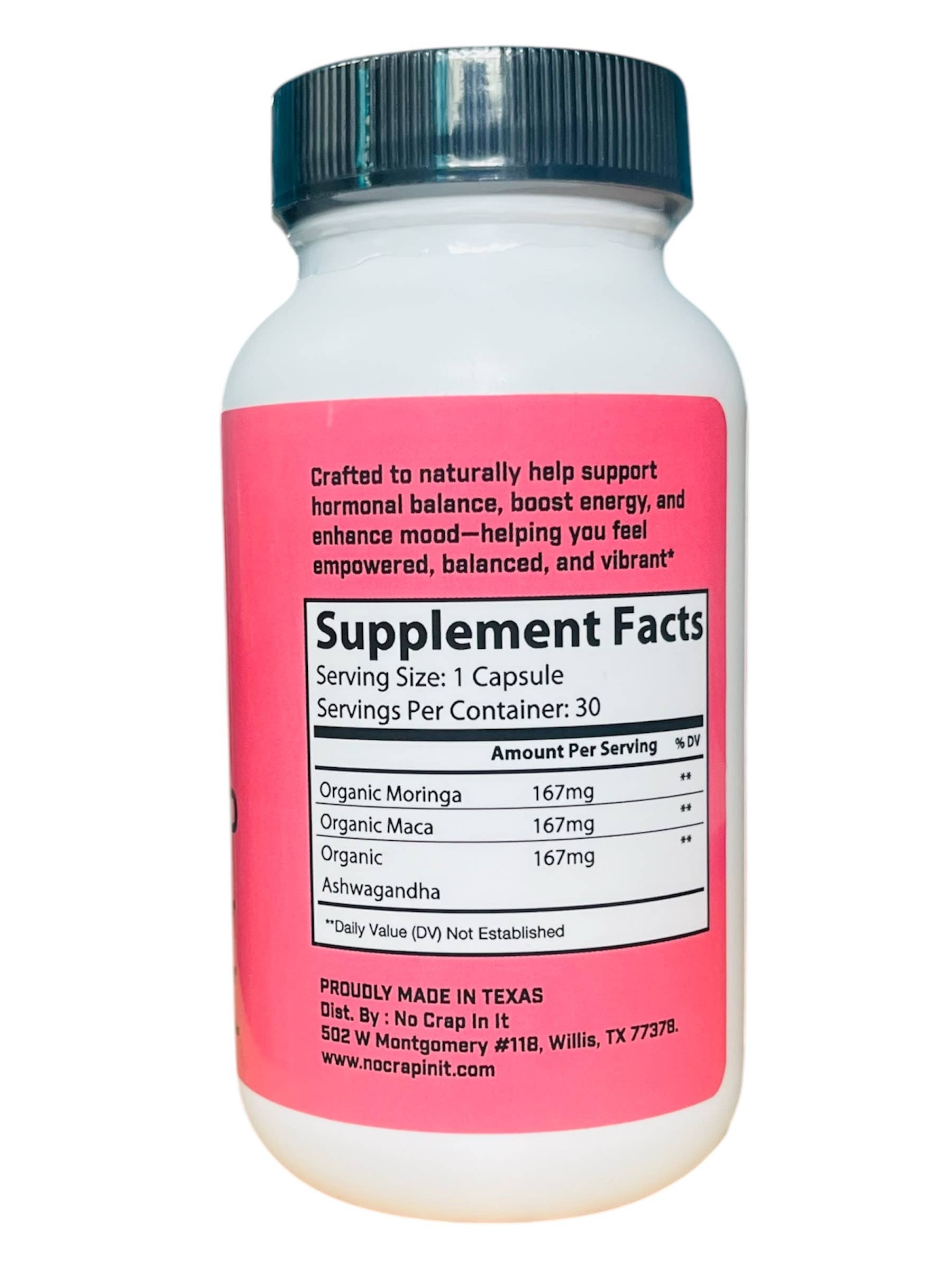 No Crap In It - Wholesale Oral Supplement/Vitamin - Womanhood Super Vitamins1