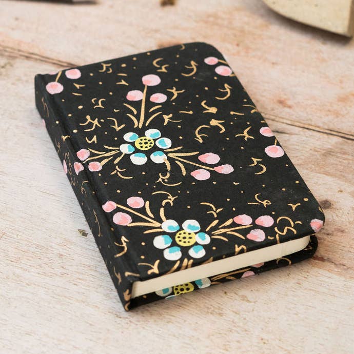 Black Indian Small Notebook for wholesale by Arthur Cameron