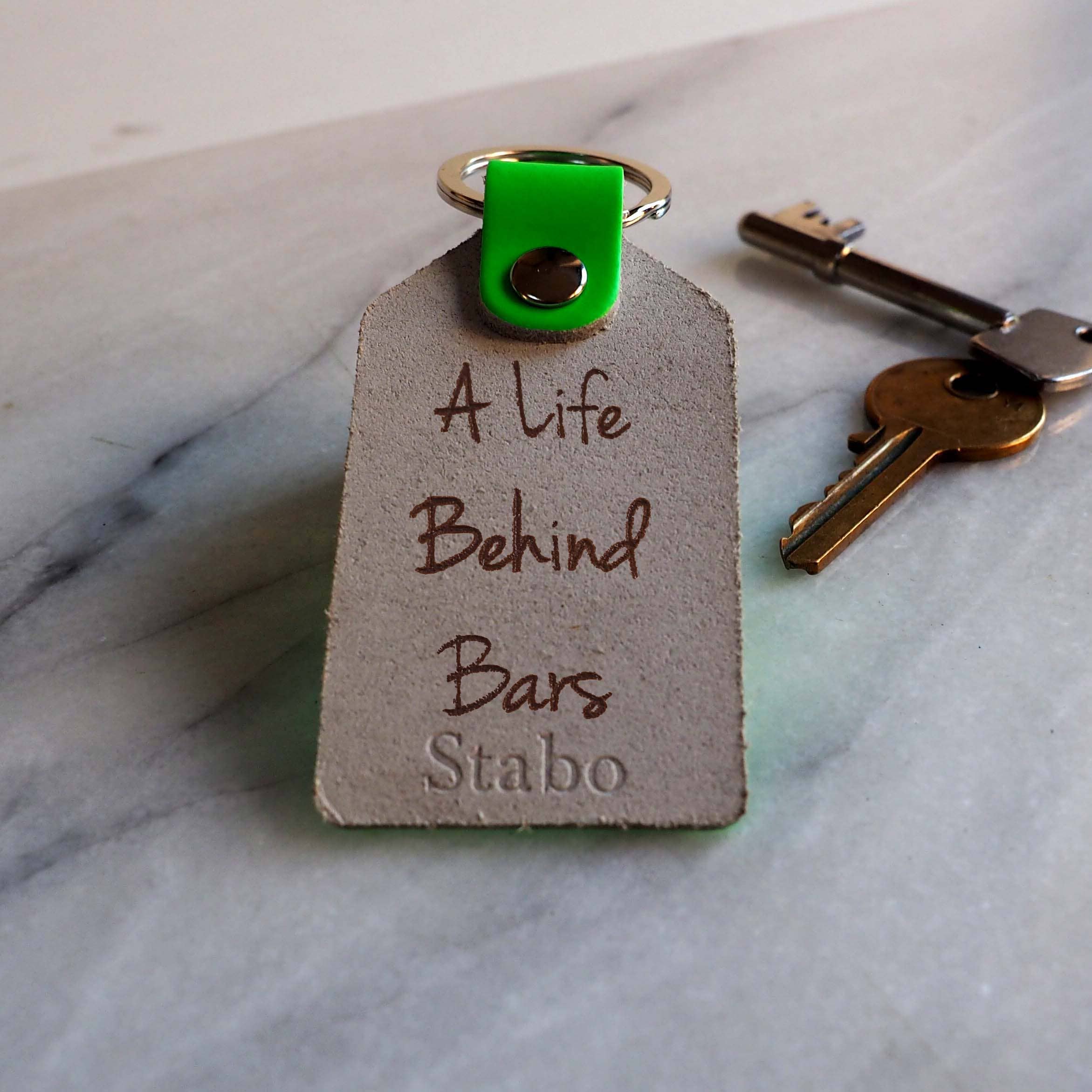 Stabo – wholesale Keychain – Unisex – cyclists  leather handmade key chain3