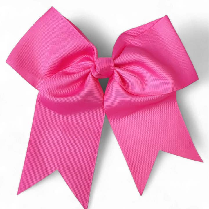 Kids Charm Online - Wholesale Hair Bow - Kids - 8" X 8" Cheer leader hair bows with alligator clip. 6pcs/$10.509