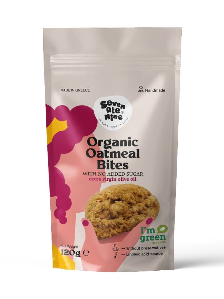 Organic oatmeal bite for wholesale by 7ate9