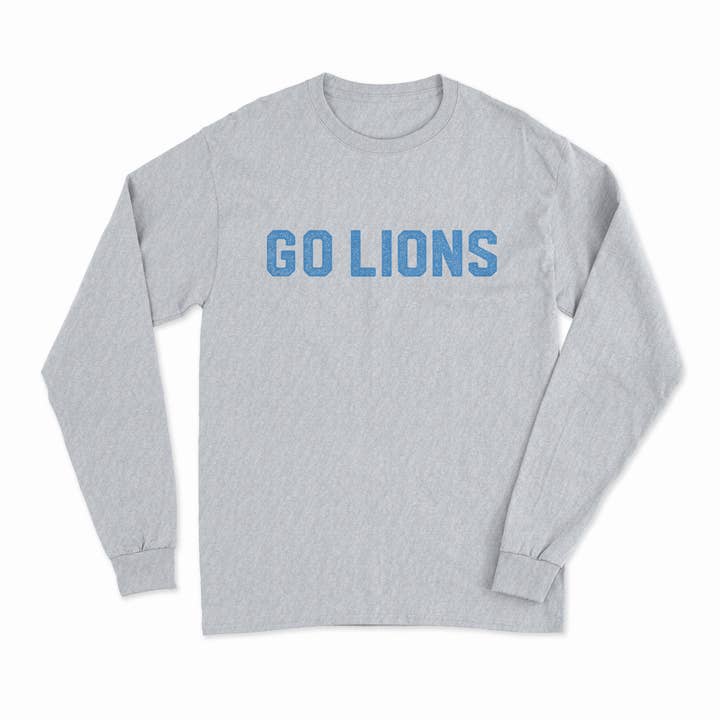 GO LIONS - Unisex Long Sleeve for wholesale by Live Love Michigan