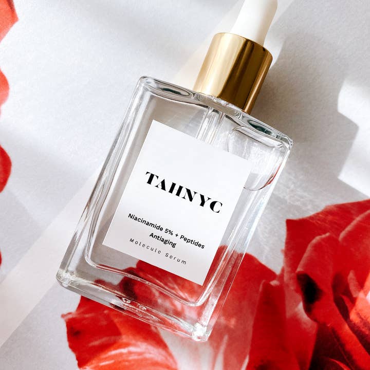 TAHNYC - Wholesale Facial Serum/Concentrate - Niacinamide 5% + Peptides Antiaging + Wrinkles Facial SerumÂ