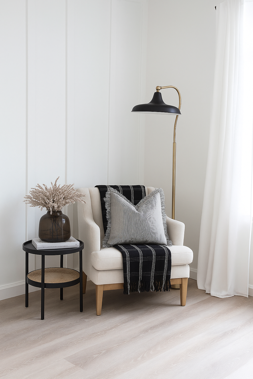 Mama and Tochter – Capa de almofada decorativa por atacado – Capa de Almofada com Folho de Linho Francês Puro com Borda Desfiada - Risca de Giz0