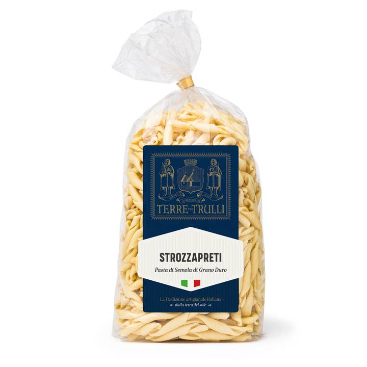 Terre dei Trulli - Wholesale Pasta - Artisanal Strozzapreti 500g - Typical Italian pasta1