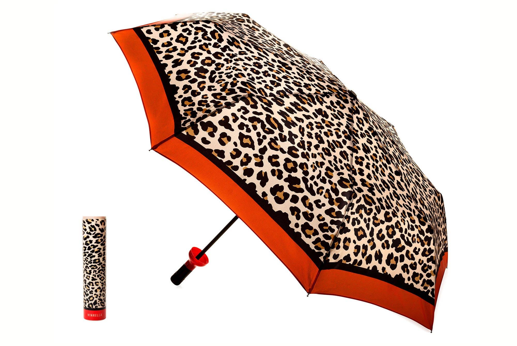 Vinrella - Wholesale Umbrella - Women's - Leopard Print Bottle Umbrella3