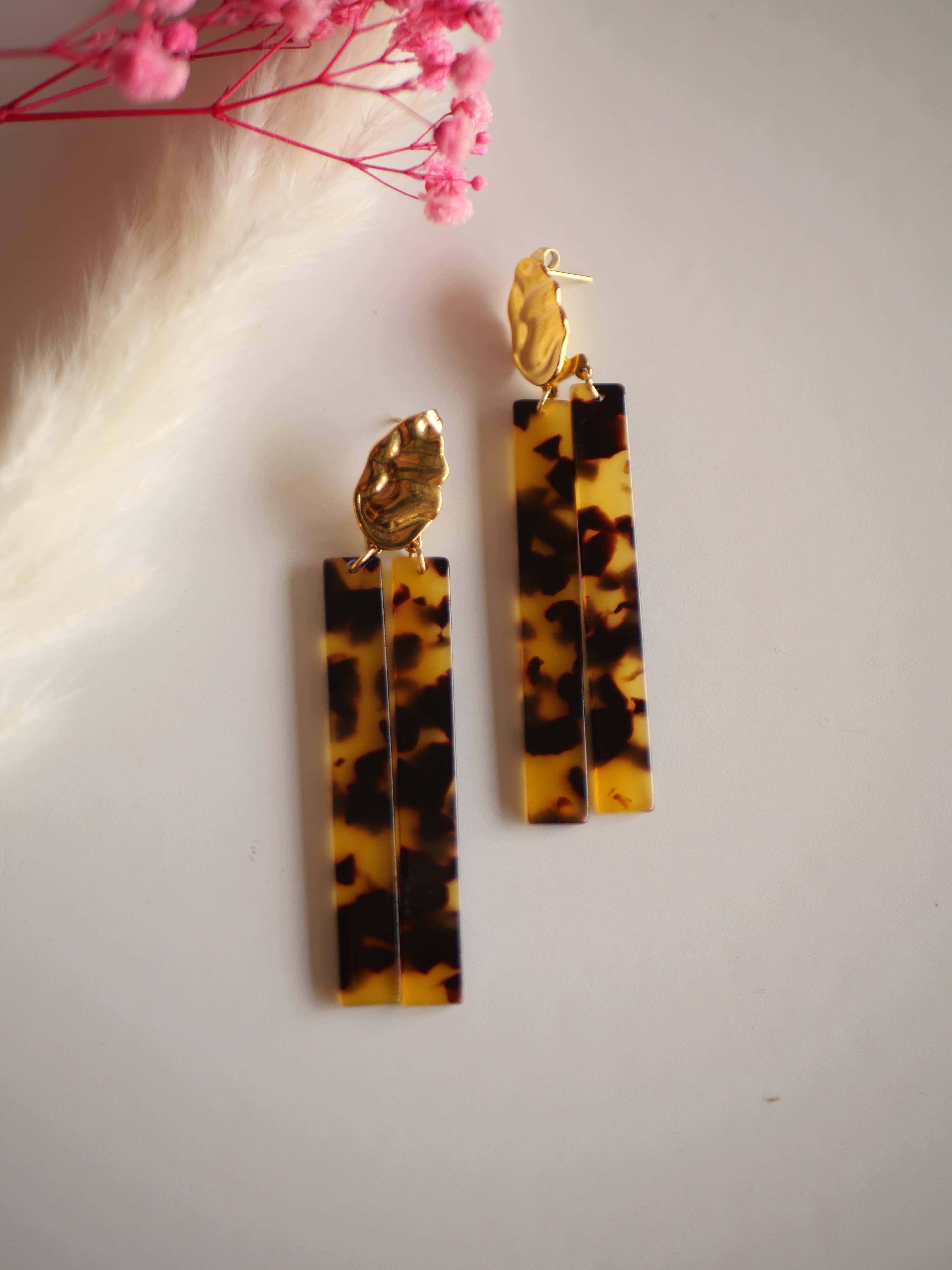 Azeria Création - Vente Boucles d'oreilles pendantes - Boucle d'oreilles Evie9