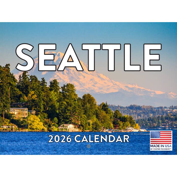 Seattle Kalender 2026 Vägg Washington för wholesale av 2026 Calendars