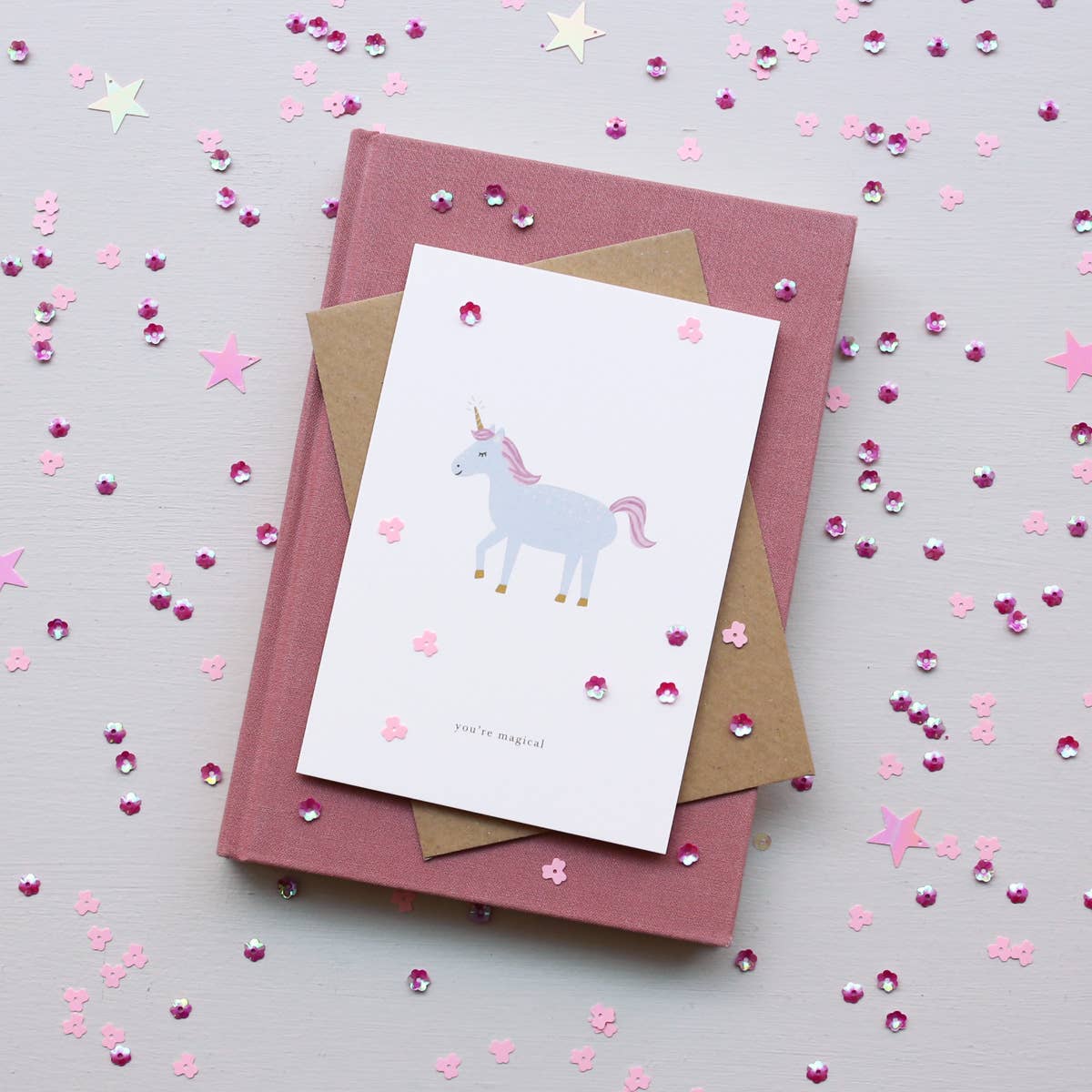 Kartotek Copenhagen - Wholesale Everyday Greeting Card - Greeting Card // Unicorn (you're magical)2