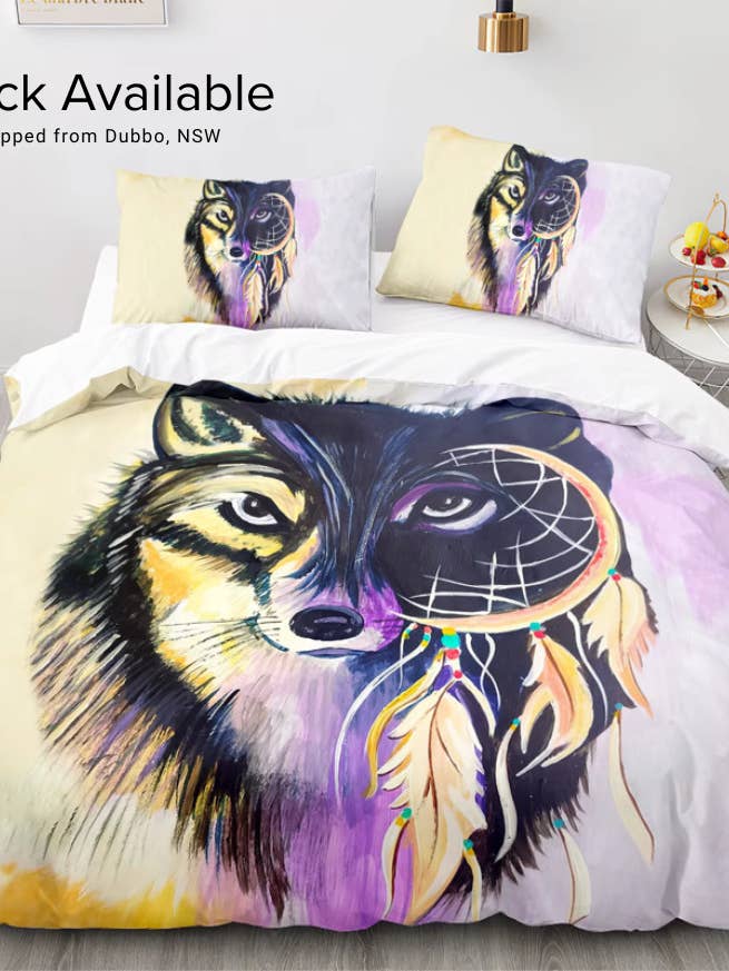 Set di Biancheria da Letto Lupo #2 per la vendita all'ingrosso da parte di Cuddlio Austraia